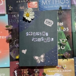 READING JOURNAL DARK GREEN AESTHETIC | book journal | physical | diary | softcover reading journal | book lover gift | book tracker | challenge